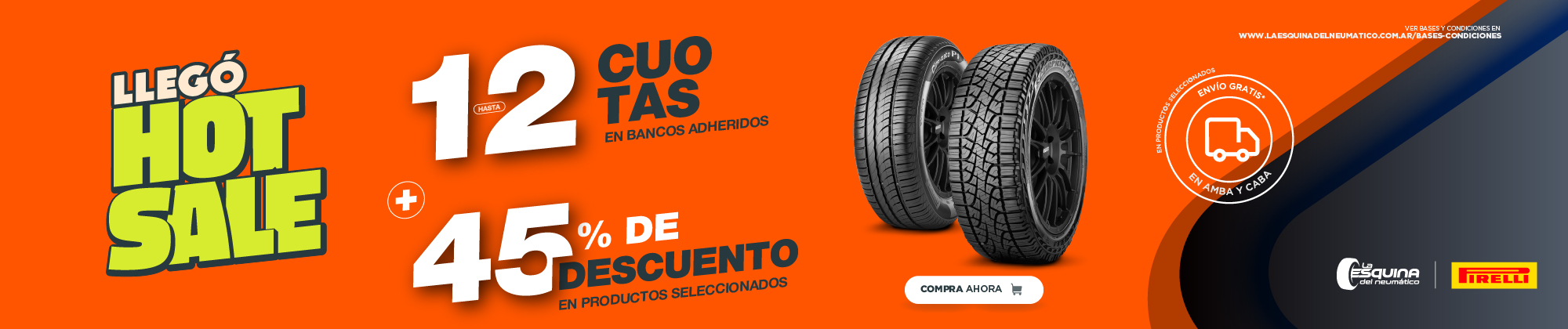 Hot Sale: hasta 12 cuotas y 45% de descuento Hot Sale: hasta 12 cuotas y 45% de descuento