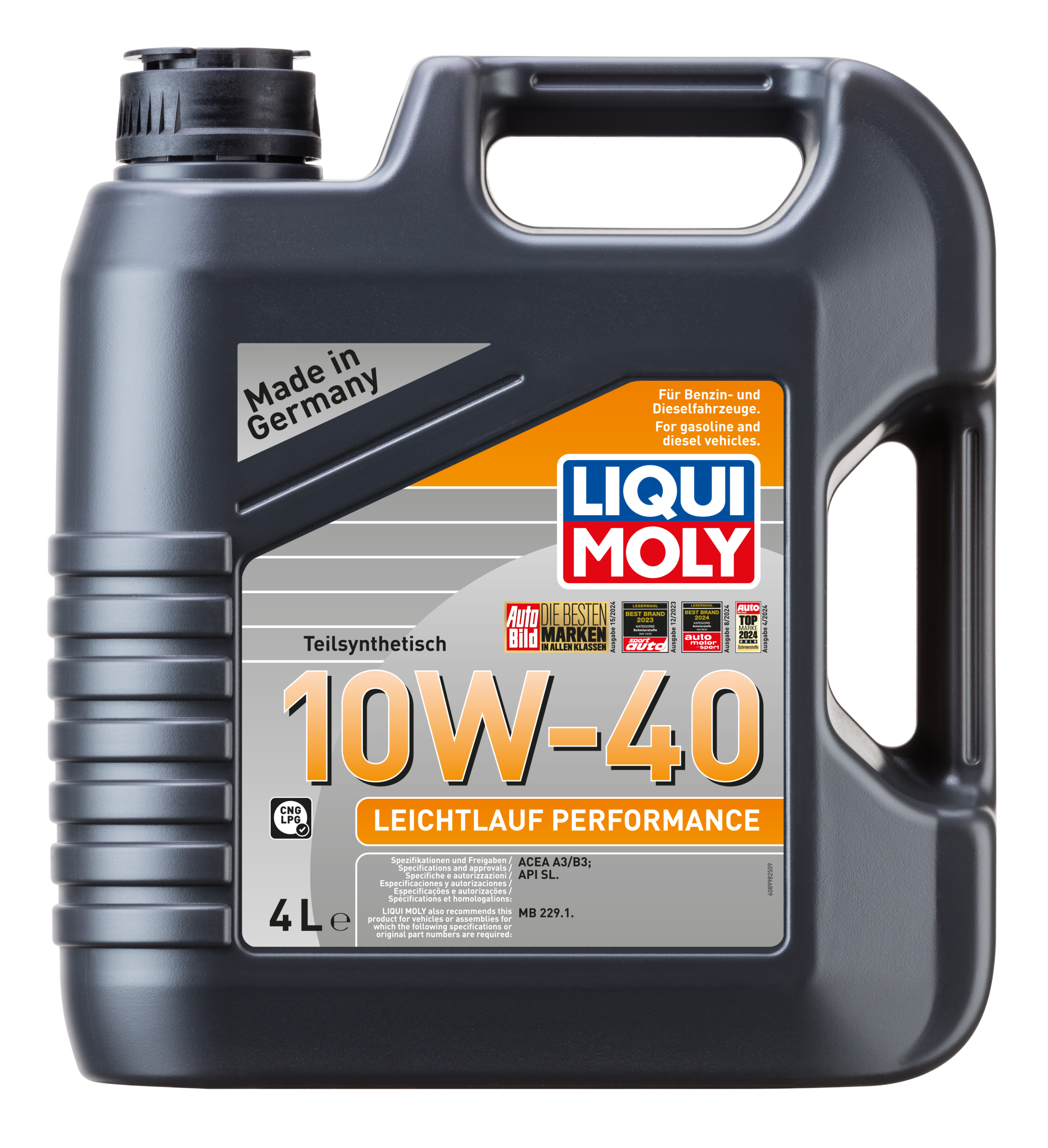 Cambio de Aceite y Filtro - Liqui Moly 10W40 Semi 4L