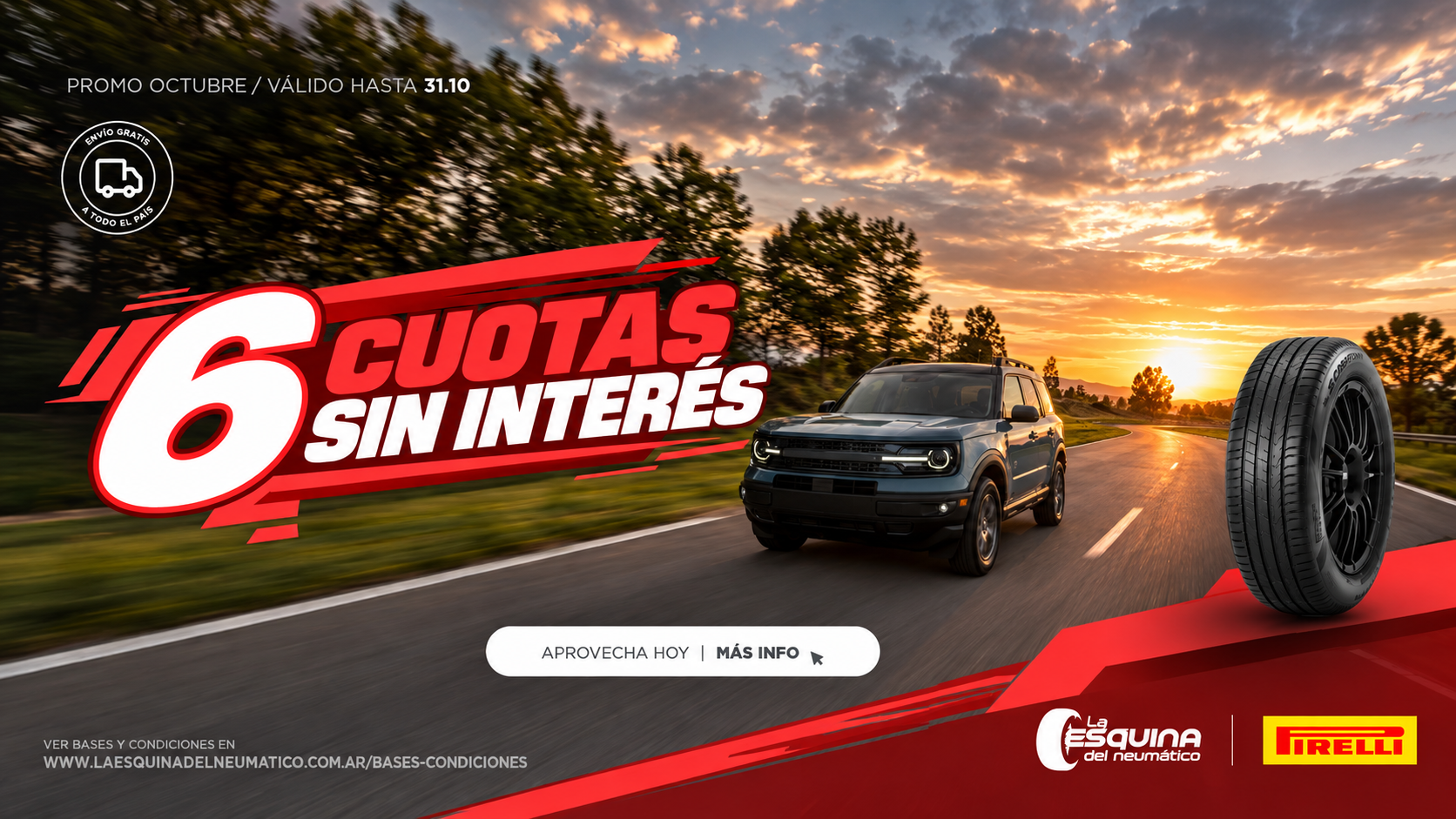 6 cuotas sin interés - Aprovechá ahora! 6 cuotas sin interés - Aprovechá ahora!