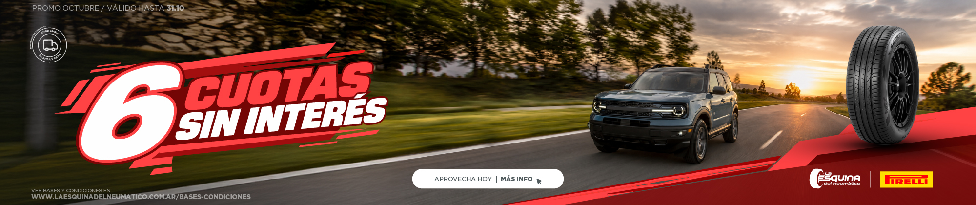 6 cuotas sin interés - Aprovechá ahora! 6 cuotas sin interés - Aprovechá ahora!